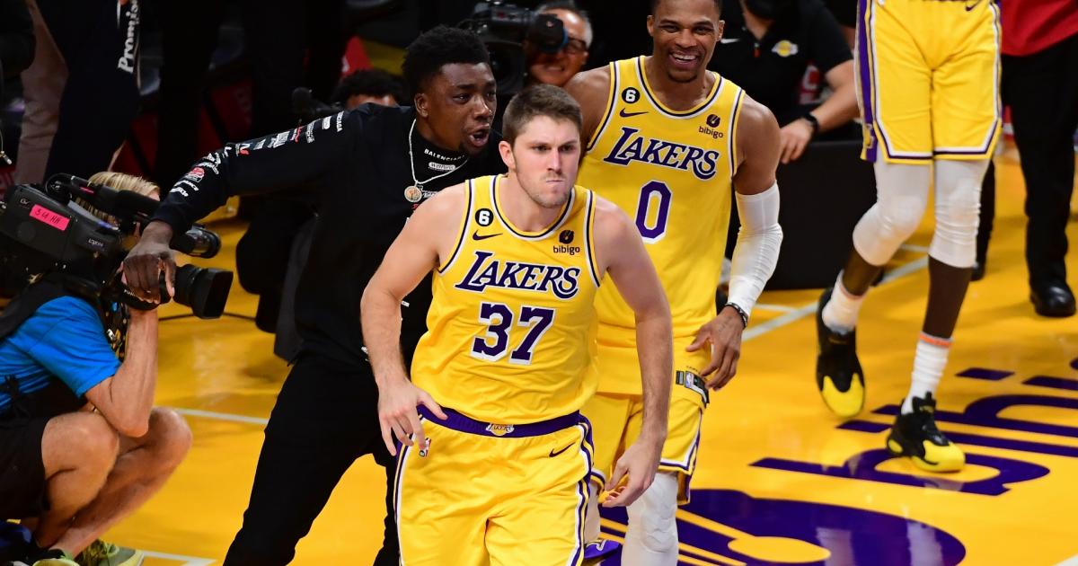 Matt Ryan plays unsung hero as game-tying buzzer-beater leads Lakers to overtime win over Pelicans