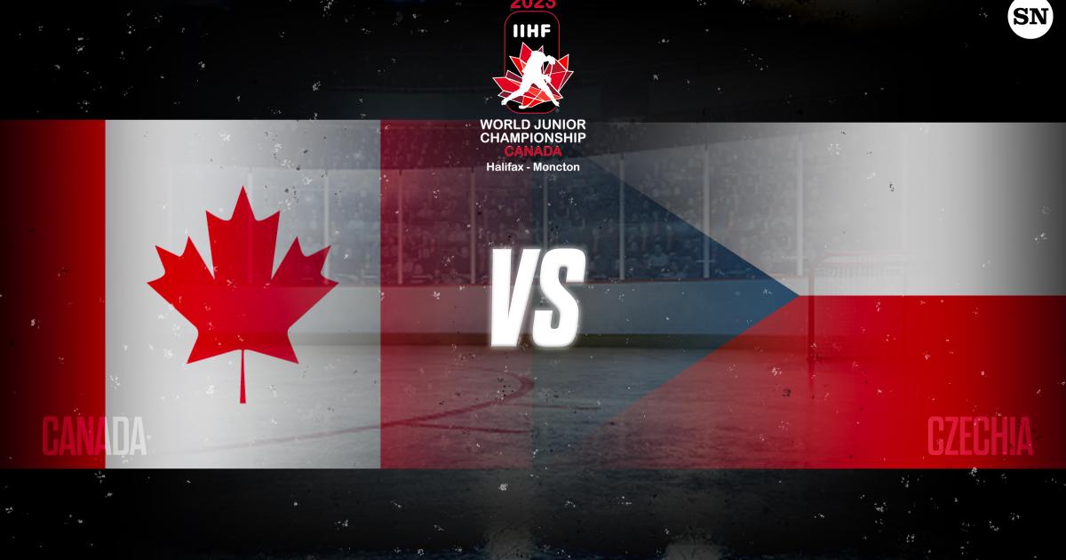 Canada vs. Czechia final score, results: Defending World Juniors champions lose 2023 opener