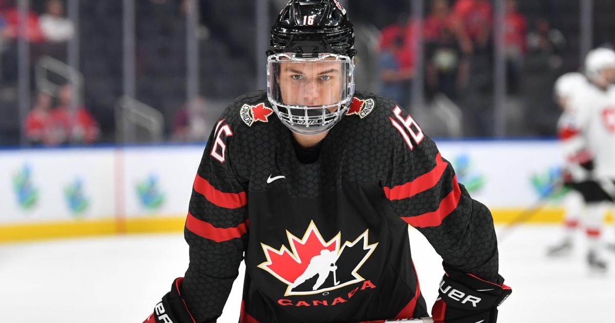 Connor Bedard ties Jordan Eberle's Team Canada record with 14th World Juniors goal